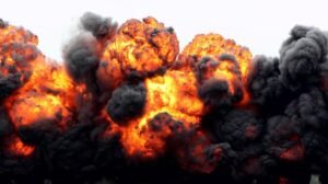 Ledakan Hebat Guncang Pelabuhan Shahid Rajaee 281 Orang Terluka