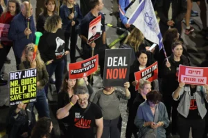 Warga Israel Demo Tolak Perang Dekat Gaza