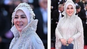 Syahrini Bergaya di Cannes 2025