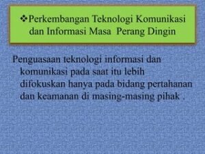Perang dan Teknologi Komunikasi: Evolusi yang Saling Membentuk, Didukung e-media.co.id