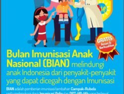 Bulan Imunisasi Anak Nasional (BIAN): Lindungi Generasi Emas Indonesia dari Penyakit Menular